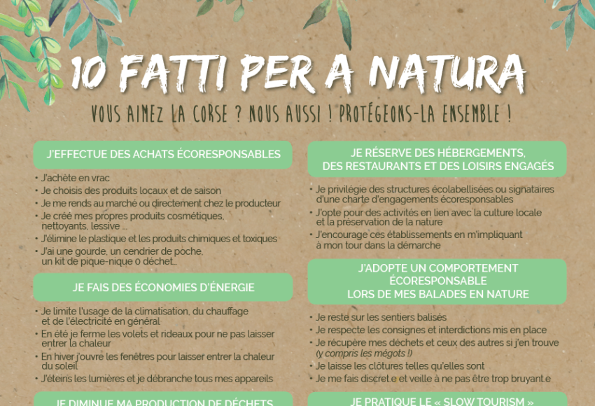 10 gestes pour la nature